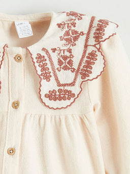 Bebe Yaka K?z Bebek Elbise