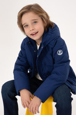 Erkek _ocuk Mavi Kaban Sepette S_rpriz _ndirim