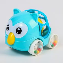 Погремушка - неразбивайка Совушка, с эластичными элементами, Крошка Я