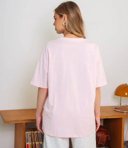 Футболка #КТ026 (2), светло-розовый - Dommod фото 3