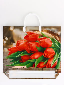 Цена за 5 шт. Пакет Спасибо, полиэтиленовый, пластиковая ручка, 37?35 см, 90 мкм