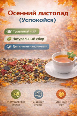Травяной чай  Осенний листопад (Успокойся) 