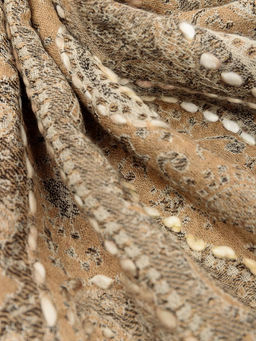 Палантин с вышивкой (шерсть вареная) в ассортименте № Тк906/44 - Ганг фото 3