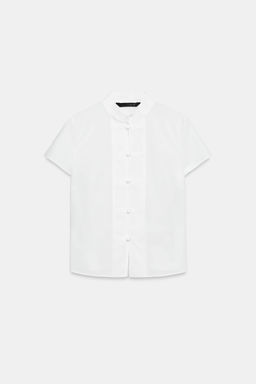 CAMISA POPEL?N ALAMARES / Blanco