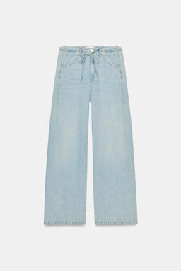 JEANS DENIM TRF FLUIDOS / Azul claro - Zara фото 5