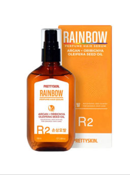 Rainbow Perfume Hair Serum R2 - Сыворотка для волос с маслом аргановых косточек и маслом семян бабассу, 100 мл