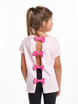 Футболка для девочки UD 7912 роз/малиновый