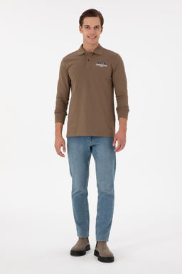 Мужской свитшот цвета хаки Неожиданная скидка в корзине - U.s. polo assn фото 4