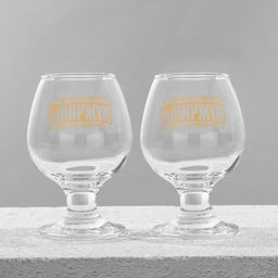 Бокалы для коньяка с надписью Принцип мужчины, 265 мл по 2 шт. - Дорого внимание фото 4