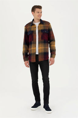 Мужская рубашка светло-хаки с длинным рукавом Неожиданная скидка в корзине - U.s. polo assn фото 4