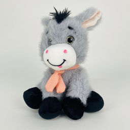 Мягкая игрушка Ослик сидячий 25 см (арт. 7073/25)
