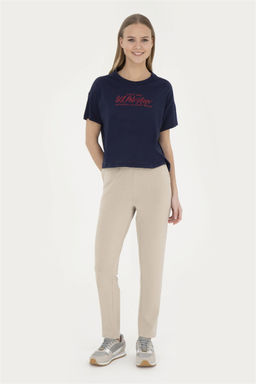 Женские легкие спортивные штаны цвета хаки