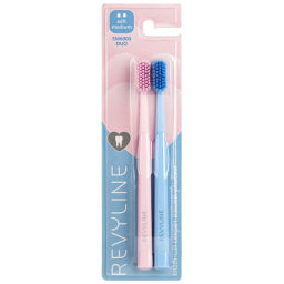 Набор зубных щеток Revyline SM6000 DUO (2 шт.), Pink + Blue