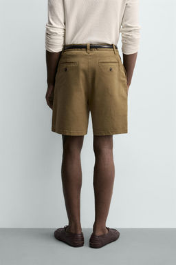 BERMUDA CHINO REGULAR FIT / Ocre - Zara фото 3