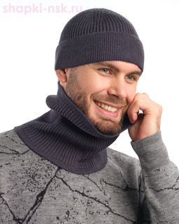 17224 1S Стамнес Комплект мужской (шапка+снуд) (58-60)