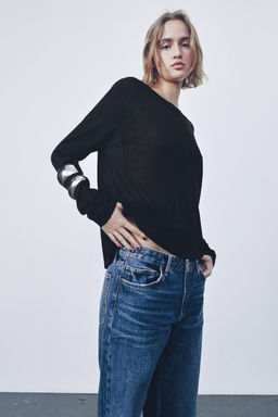 BASIC FINE KNIT SWEATER - Zara фото 28