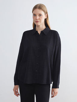 Dokulu Oversize Kad?n G?mlek