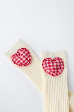 CALCET?N CORAZ?N VICHY / Crudo - Zara фото 4
