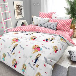 Наволочка 35х35см Модницы (сладкоежка), с клапаном-запахом, поплин Комфорт 115г/м2, хлопок 100%, упаковка ПП 22х30см, Домашняя мода (Россия)  фото 2