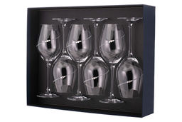 Бокал для белого вина, 360 мл, 6 шт, стекло/стразы, Спираль, Silhouette - Anna lafarg фото 3