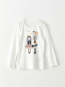 Bisiklet Yaka Bask?l? Uzun Kollu K?z ?ocuk Pijama Tak?m? - Waikiki фото 2