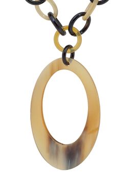 Украшение бусы из рога № Р-005 - Ганг фото 2