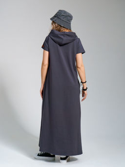 970 Платье-мантия "Серый"