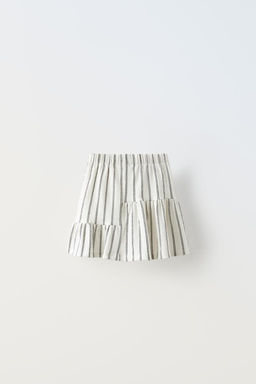 STRIPED TEXTURED TOP AND SKIRT CO-ORD - Zara фото 5