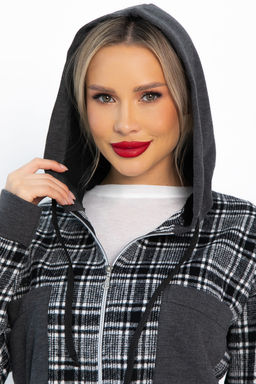 Рубашка с капюшоном Стокгольм (серая) Б14593-50М - Lt collection фото 9