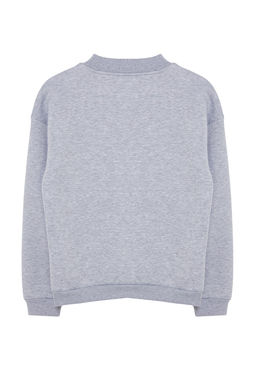 TRENDYOLMILLA Bordo Kal?n Ici Polarl? Yar?m Bal?kc? Yaka Relaxed/Rahat Kal?p Orme Sweatshirt TWOAW20SW0584  фото 17