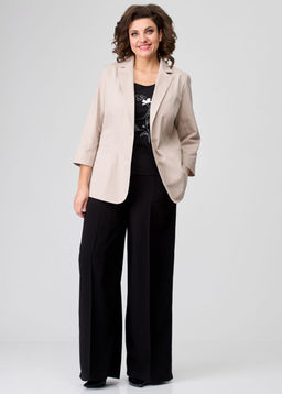 Жакет БелЭльСтиль 203 бежевый джинс фото 4