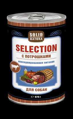 Solid Natura Selection д/соб. Потрошки 0,97 кг. ж/б ЦБ-00022657