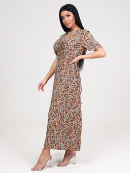 514 ПЛАТЬЕ-ХАЛАТ (Светло-серый) - А-дина фото 4