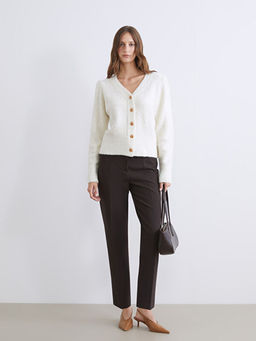 V Yaka Kad?n Triko H?rka