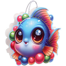 Пакет подарочный "Зверятки" 18*24*9 см