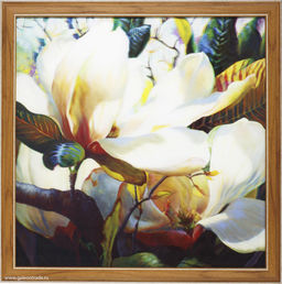 Картина 5D 40х40 WK-4018-1 Орхидея/ ZR8210H-222411 /