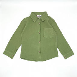 Детская рубашка из муслина GASTON, Белый - Caimano фото 19