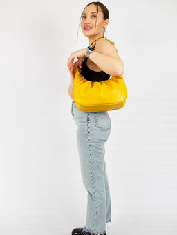 LACCOMA сумка Долорес-Ф826-желтый эко кожа хлопок