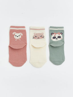 Desenli K?z Bebek Soket ?orap 5li