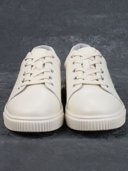 05-PDD165-2 BEIGE Кроссовки женские (натуральная кожа)