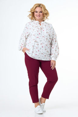 Брюки ANELLI 518 вишня  фото 3