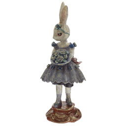 Фигурка декоративная "Зайка", L14 W13,5 H34 см