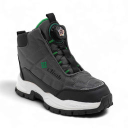 Ботинки мембранные на меху А7716-7 серые