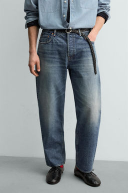 AARON LEVINE X ZARA RELAXED STRAIGHT-LEG JEANS фото 6