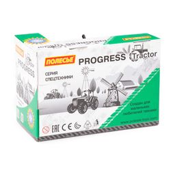 Трактор Прогресс инерционный (зелёный) (в коробке) - Полесье фото 8