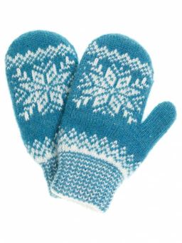 Варежки детские "Снежинка" 2 цвета 0602-14