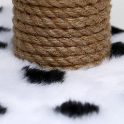 Когтеточка для котят двойная, 30 х 20 х 34 см, джут, далматинец - Пижон фото 5