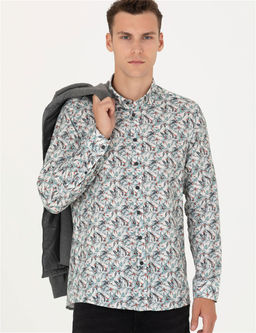 Mint Slim Fit Uzun Kollu G_mlek - Pierre cardin фото 3