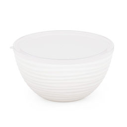 Миска с крышкой "Оазис" п/эт. 4л (белый)