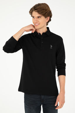 Мужской черный базовый свитшот - U.s. polo assn фото 3